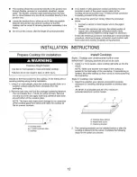 Предварительный просмотр 12 страницы Hallman HEC3001ST Owner'S Manual