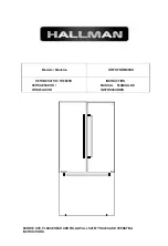 Preview for 1 page of Hallman HRFSFDBM36SS Instruction Manual