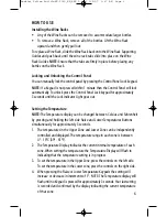 Preview for 6 page of Hallman WBS-155TDI-SS Instruction Booklet