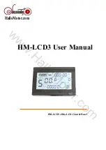 Preview for 1 page of HalloMotor HM-LCD3 User Manual