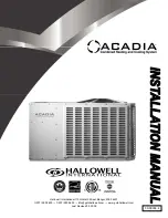 Hallowell Acadia 024 Installation Manual preview