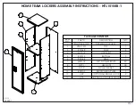 Preview for 2 page of Hallowell HOME TEAM LOCKER Assembly Instructions