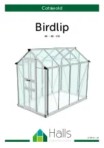 Halls Greenhouses COTSWOLD Birdlip 44 Manual preview