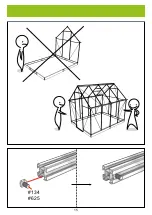 Предварительный просмотр 15 страницы Halls Greenhouses Qube 66 Assembly Instructions Manual