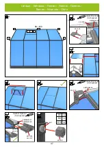 Предварительный просмотр 47 страницы Halls Greenhouses Qube 66 Assembly Instructions Manual