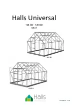 Halls Greenhouses Universal 128 DD Manual preview