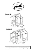 Preview for 8 page of Halls Cotswold 46 Assembly Instructions Manual