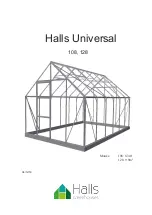 Preview for 1 page of Halls Universal 108 Manual