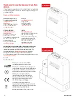 Предварительный просмотр 2 страницы Halma ALICAT IM Operating Manual