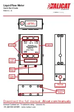 Halma ALICAT SCIENTIFIC L Quick Start Manual предпросмотр