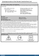 Preview for 2 page of Halma FORTRESS Alfred Operating Instructions Manual