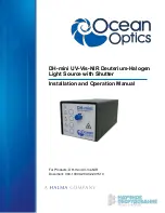 Halma Ocean Optics DH-mini UV-Vis-NIR Installation And Operation Manual предпросмотр