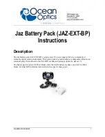 Preview for 1 page of Halma Ocean Optics Jaz Series Instructions