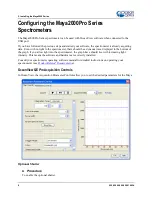 Preview for 16 page of Halma Ocean Optics Maya2000Pro Series Installation And Operation Manual