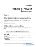 Предварительный просмотр 15 страницы Halma Ocean Optics NIRQuest256-2.1 Installation And Operation Manual