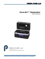 Halma Perma Pure Zero-Air User Manual preview