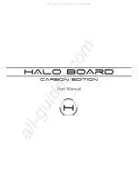 Предварительный просмотр 1 страницы Halo Board CARBON EDITION User Manual