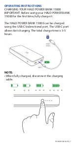 Preview for 7 page of Halo 15000 Operating Instructions Manual