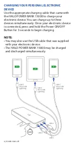 Preview for 8 page of Halo 15000 Operating Instructions Manual