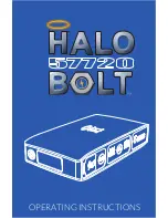 Halo BOLT 57720 Operating Instructions Manual preview