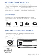 Preview for 11 page of Halo BOLT 57720 Operating Instructions Manual