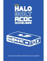 Предварительный просмотр 1 страницы Halo Bolt ACDC Wireless Operating Instructions Manual