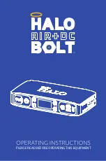 Halo Bolt Air+DC Operating Instructions Manual preview