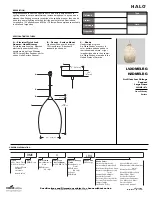 Halo H2DMELRG Specifications preview