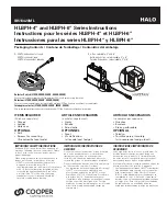 Halo HLBPH-4 Series Instructions Manual preview