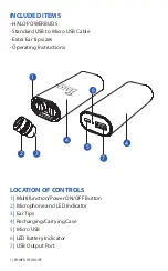 Preview for 4 page of Halo POWERBUDS Quick Start Manual