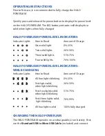 Preview for 5 page of Halo POWERJAM Operating	 Instruction