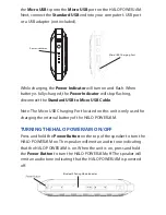 Preview for 6 page of Halo POWERJAM Operating	 Instruction