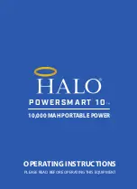 Halo POWERSMART 10 Operating Instructions Manual preview