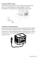 Preview for 8 page of Halo POWERSTATION 1100 Operating Instructions Manual