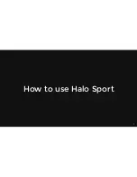 Preview for 5 page of Halo sport User Manual