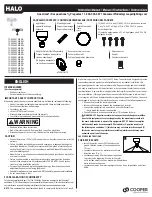 Preview for 1 page of Halo TGS3S401MSRB Instruction Manual