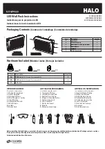 Preview for 1 page of Halo WXPS40UNVDBZ Instructions Manual