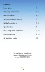 Preview for 2 page of Halo2Cloud Pocket Power 3000 Operating Instructions Manual