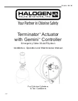 Preview for 1 page of HALOGEN VALVE SYSTEMS Terminator Installation, Operation And Maintenance Manual