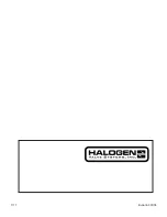 Preview for 28 page of HALOGEN VALVE SYSTEMS Terminator Installation, Operation And Maintenance Manual