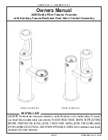 Halsey Taylor 4420BFFR FTN A Series Owner'S Manual preview