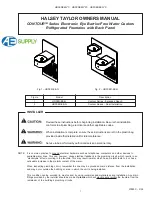 Halsey Taylor CONTOUR HRFER-EE-Q Owner'S Manual preview