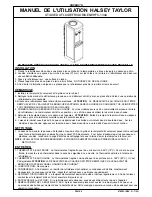 Предварительный просмотр 9 страницы Halsey Taylor GBVAHC*U Owner'S Manual