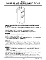 Preview for 9 page of Halsey Taylor GBVAKC*C Owner'S Manual