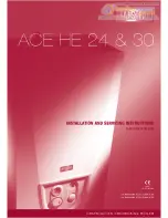 Preview for 1 page of Halstead ACE HE 24 Installation And Servicing Manual