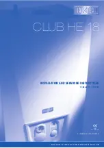 Halstead CLUB HE 18 Installation And Servicing Instructions preview