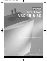 Halstead EDEN X Type VBX 30 Installation And Servicing Instructions preview