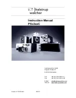 halstrup-walcher PS*3**C series Instruction Manual preview