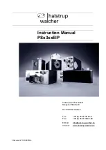 halstrup-walcher PS 3 EIP Series Instruction Manual preview