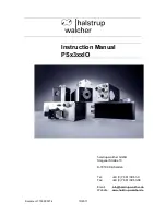 halstrup-walcher PS*3**IO series Instruction Manual preview